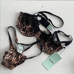 Leopard Print Lingerie Set